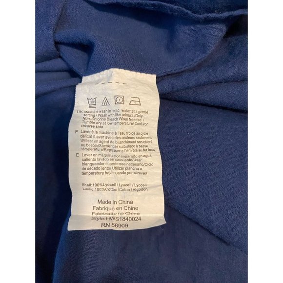 H by Halston off shoulder denim Dress size S - Picture 9 of 9